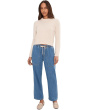 Easy Mid-Rise Pull-on Crop Jeans 27" Inseam