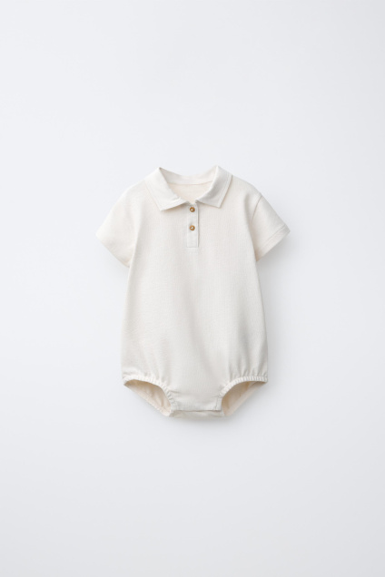 Zara БОДИ С ВОРОТНИКОМ-ПОЛО 536361584-251-6