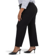 Plus Meg High Rise Fab Ab Wide Leg Raw Hem-long Inseam