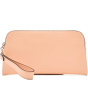 Halo Fine Grain Leather Medium Wristlet