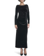Velvet Long Sleeve Maxi