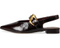 Amoret Buckle Slingback Flat Mule