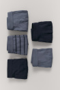 Zara ОТ 6 ДО 14 ЛЕТ/ ОДНОТОННЫЕ БОКСЕРСКИЕ трусы В ПОЛОСКУ синего цвета FuNFERPACK