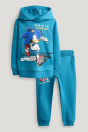 C&A Толстовка с капюшоном и спортивные штаны Sonic Set - 2 предмета 2263879 синего цвета