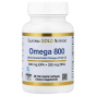 California Gold Nutrition, омега 800, ультраконцентрированный рыбий жир с омега-3, в форме триглицеридов KD-Pur®, 30 капсул из рыбьего желатина (1000 мг в 1 капсуле)