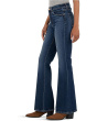 Petite Ana High Rise Fab Ab Flare Braid Beltloop
