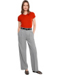 High V-Neck Short Sleeve