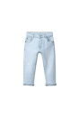 Zara ПРЯМЫЕ ДЖИНСЫ COMFORT С РАЗРЕЗАМИ 543206519-406-18