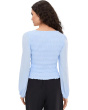 Smocked Boatneck Top