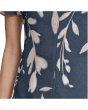 Flutter Sleeve Floral Midi