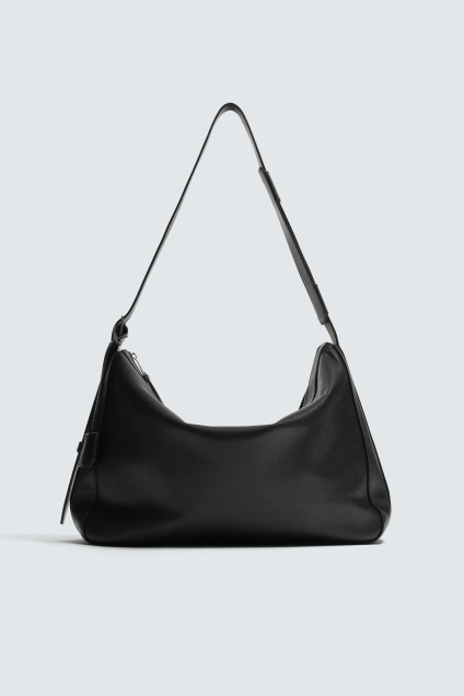 Zara КОЖАНАЯ СУМКА ЧЕРЕЗ ПЛЕЧО 507097887-800-3