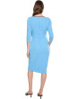 Tipped Crepe Tie Dress