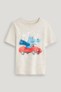 C&A Футболка с короткими рукавами Dino - полосатая 2256711 бежевый