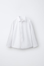 Zara Белая РУБАШКА С СУПЕР-стретчем?