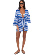 Santorini Textured Tie Front Tunic