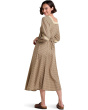 Manzana Square Neck Long Sleeve Dress