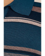 Short Sleeve Johnny Collar Sweater Knit