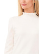 Mock Neck Ruffle Cuff Sweater