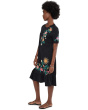 Ruffle Hem Knit Midi Dress - Ziviana