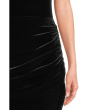 Strapless Side Drape Gown