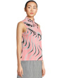 Whirlwind Print Sleeveless Polo
