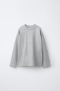 Zara ОДНОТОННАЯ ФУТБОЛКА