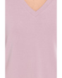 Short Sleeve V-Neck Knit Tee