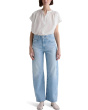 Hattie High-Rise Barrel in Allusion Destructed