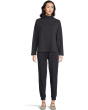 Petite Cozy Brushed Terry Hug Funnel Neck Tunic