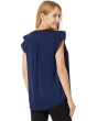 V-Neck Ruffle Sleeve Blouse
