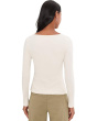 Button Front Ribbed Top