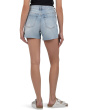 Jane High-Rise Long Shorts With Raw Hem