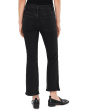 The Stretch Flare Crop Jean in Black Rinse