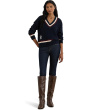 Cable-Knit Cotton Cricket Sweater