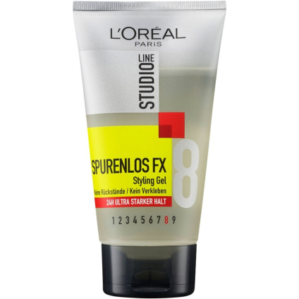 L’Oréal Paris Гель для укладки волос L'Oreal Paris Studio Line, гель для укладки волос FX без следов, 24 часа, сверхпрочный, удерживающий - 150 мл