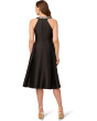 Beaded Mikado Midi Dress