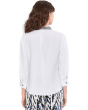 Stripe Trim Linen Shirt