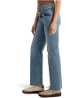 Charlotte High-Rise Wide Leg Side Inset Raw Hem