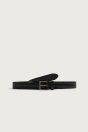 Zara Винтажный кожаный ремешок черного цвета