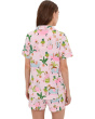 Short Sleeve Shorty Cotton Knit Pajama Set