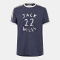 Jack Wills Мужская футболка обычного покроя JW Stripe Ringer