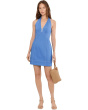 Short Faux Denim Dress