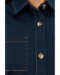 Sleeveless Collar Button-Down with Tie