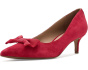Adrienne Bow-Trim Suede Pumps
