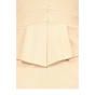 Volant-Kleid, champagner