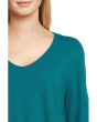 Garment Dye Tees - Long Sleeve V-Neck Knit Top