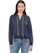 Long Sleeve Lace-Up Henley Hoodie