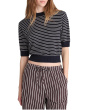 Madewell Женский свитер с круглым вырезом и текстурной строчкой из 100% хлопка