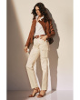 Stretch Chino Wide-Leg Cropped Pants