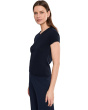 High V-Neck Short Sleeve